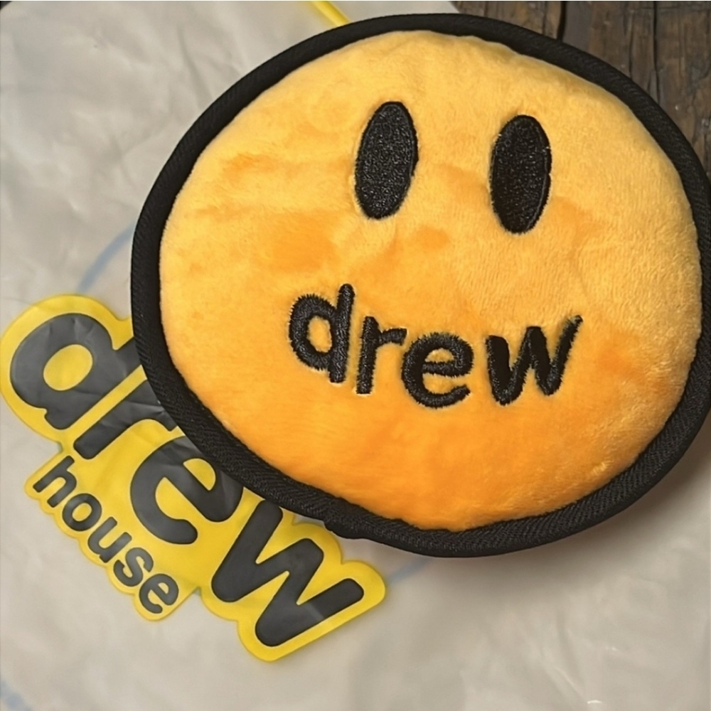 Justin Bieber drew house SMILEY Plush Coin Purse Charm - Picture 2 of 4